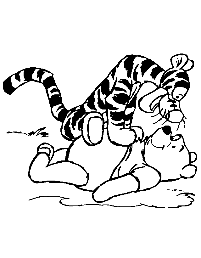 Tigger Coloring in Pages 9