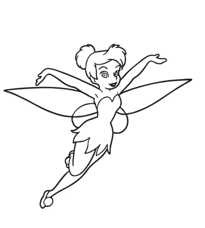 Tinkerbell Coloring in Pages 10