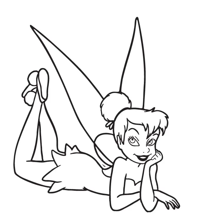 Tinkerbell Coloring in Pages 11