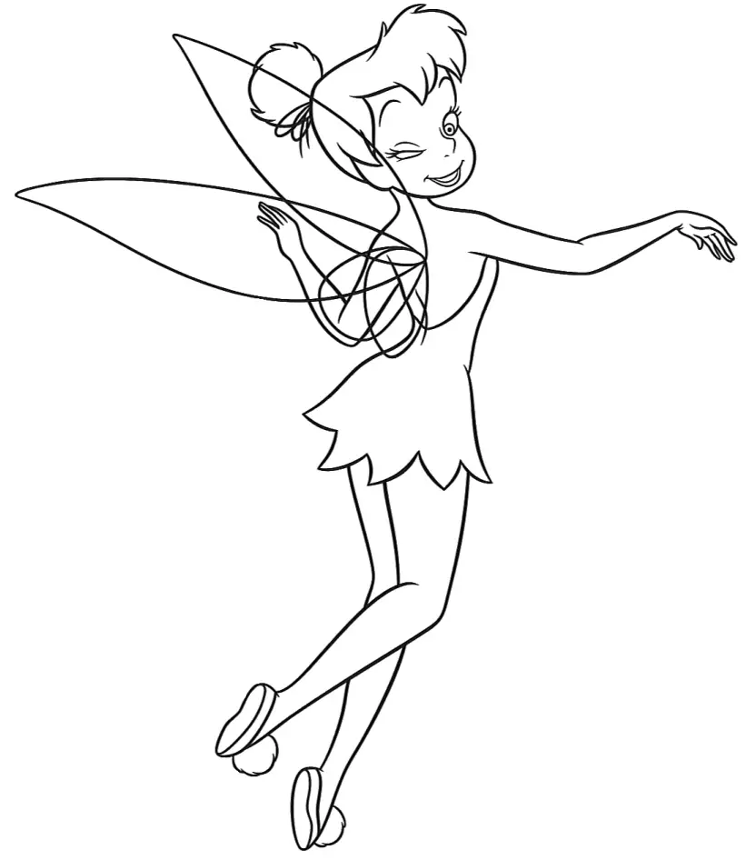 Tinkerbell Coloring in Pages 3