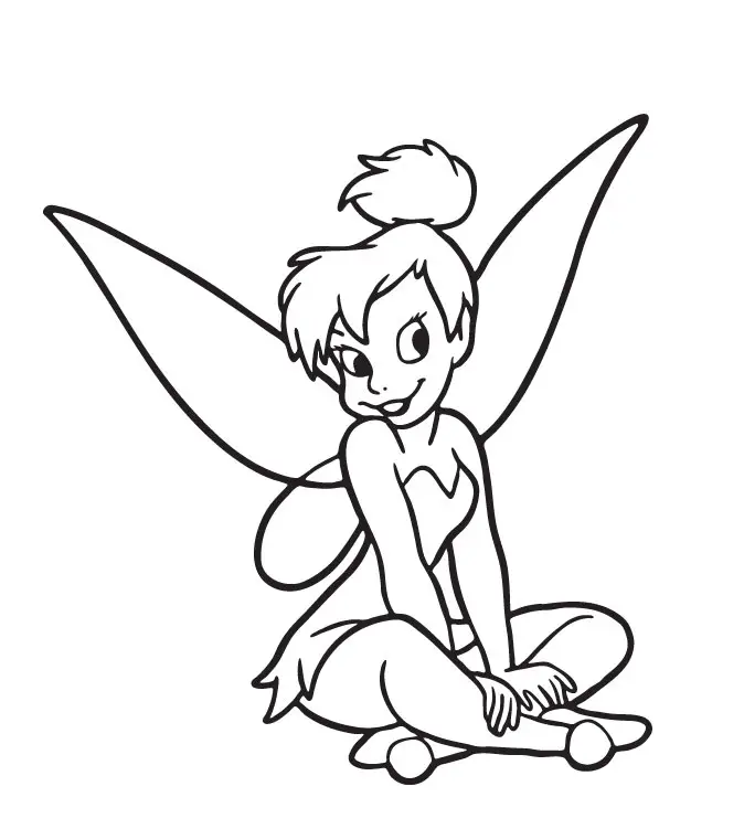 Tinkerbell Coloring in Pages 6
