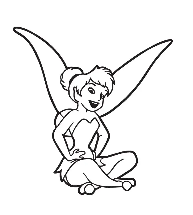Tinkerbell Coloring in Pages 7