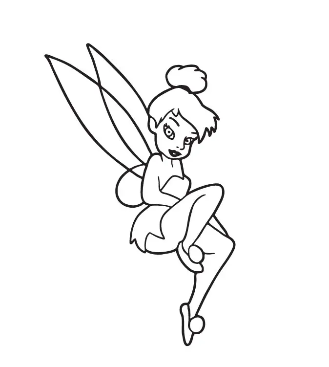 Tinkerbell Coloring in Pages 8