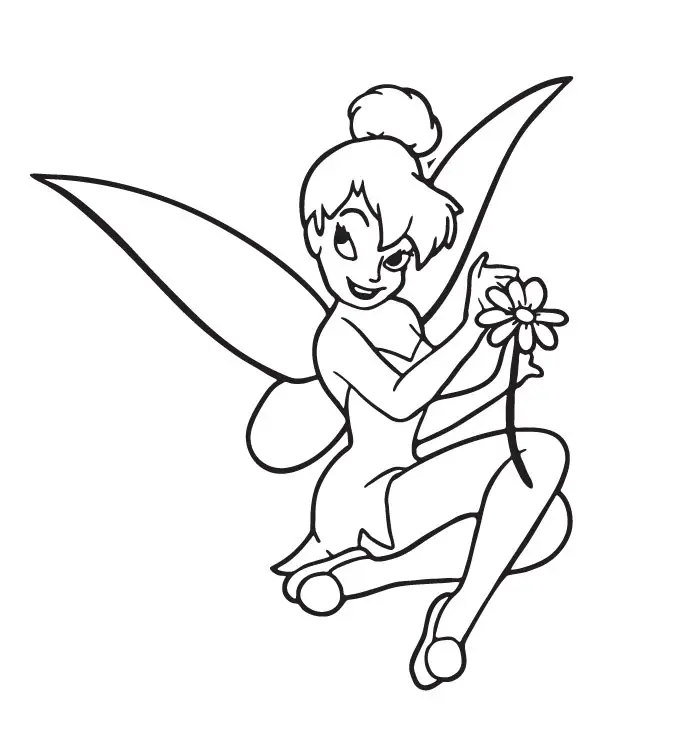 Tinkerbell Coloring in Pages 9