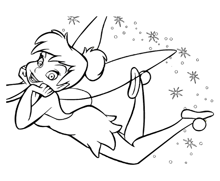 Tinkerbell Coloring in Pages to Print 10