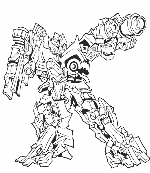Transformers Coloring in Pages 3