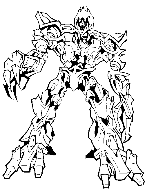 Transformers Coloring in Pages 6