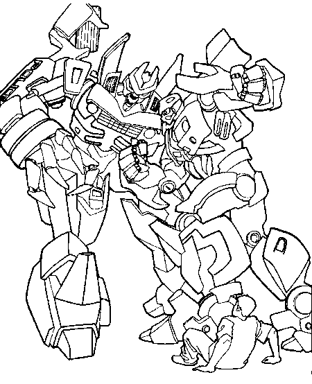 Transformers Coloring in Pages 8