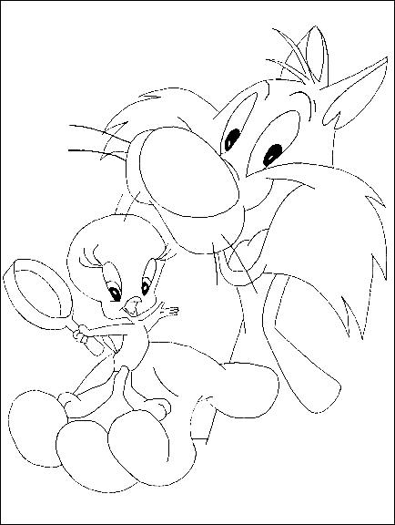 Tweety Bird Coloring in Pages 11