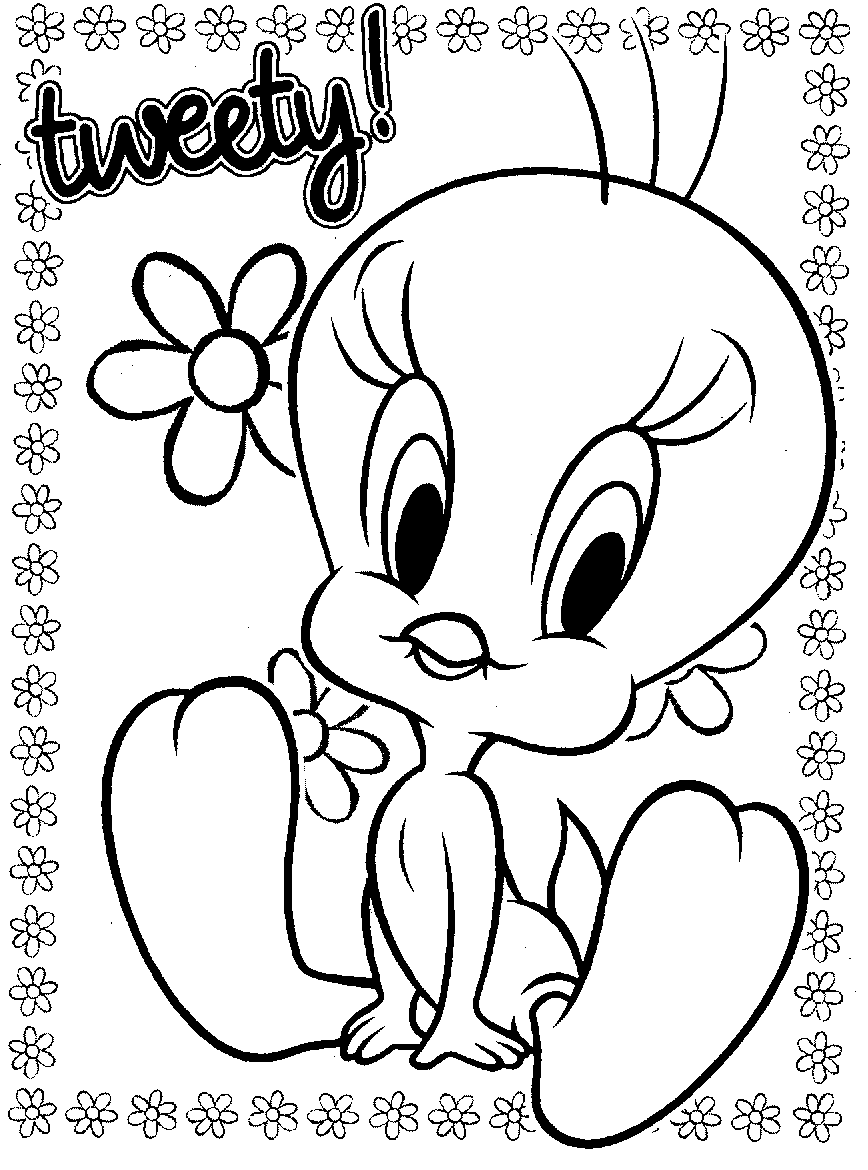 Tweety Bird Coloring in Pages 2