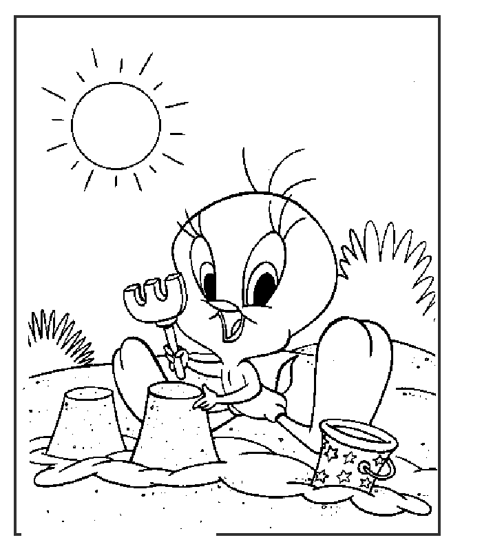 Tweety Coloring in Pages 10