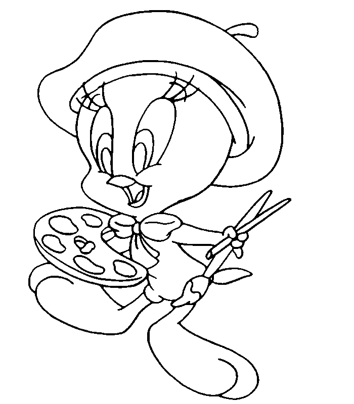 Tweety Coloring in Pages 11