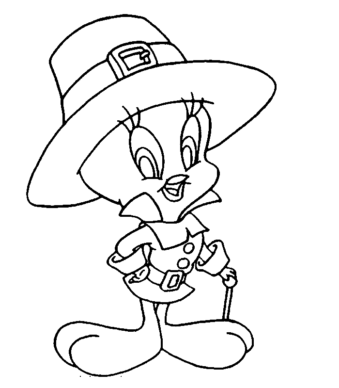 Tweety Coloring in Pages 12
