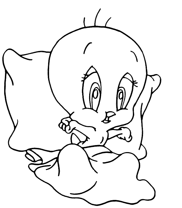 Tweety Coloring in Pages 3