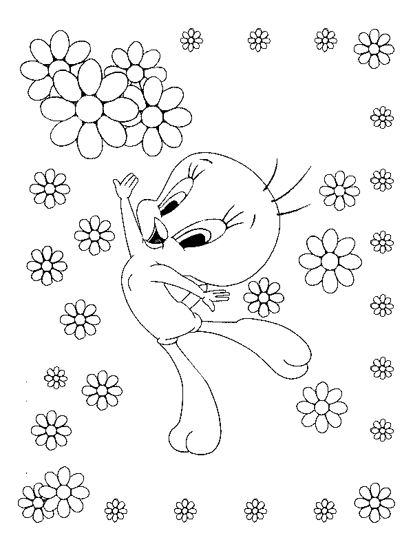 Tweety Coloring in Pages 6