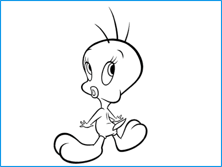 Tweety Coloring in Pages 8