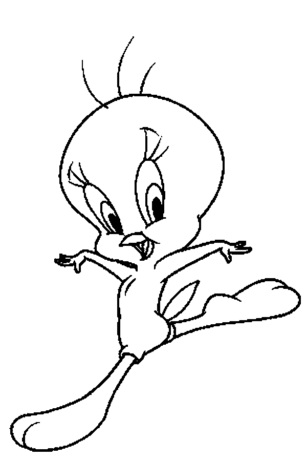 Tweety Coloring in Pages 9