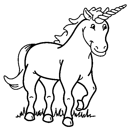 Unicorn Coloring in Pages 10