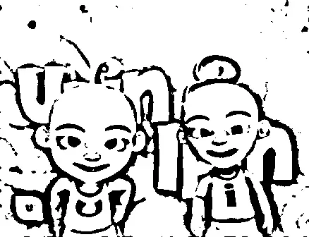 Upin Ipin Coloring in Pages 2