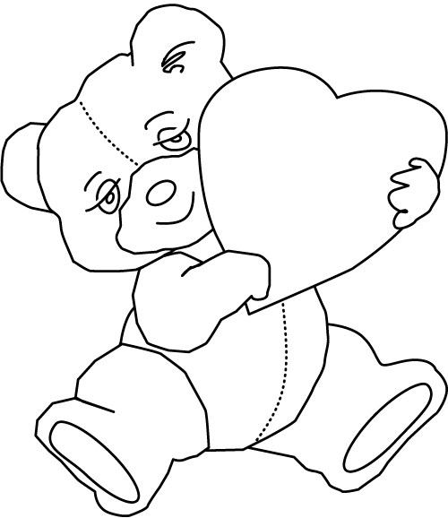 Valentine Coloring in Pages 10