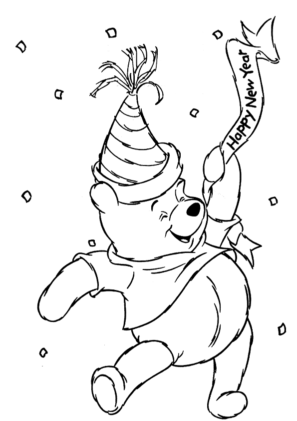Winnie The Pooh Coloring in Pages 4
