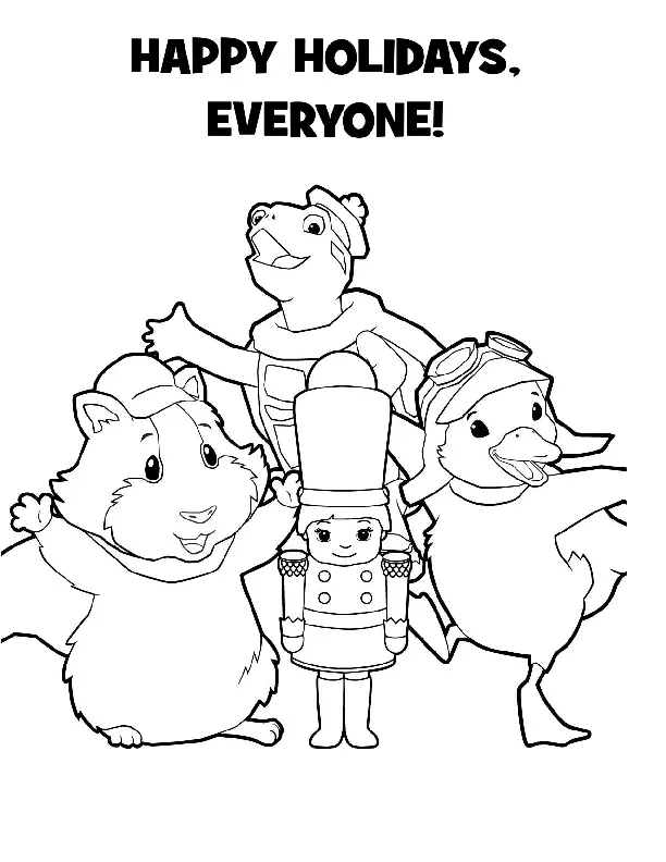 Wonder Pets Coloring in Pages 6